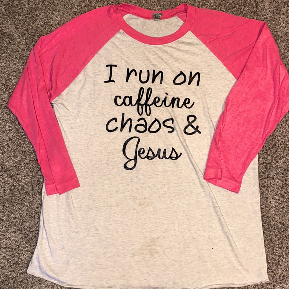 Caffeine chaos and Jesus Tee